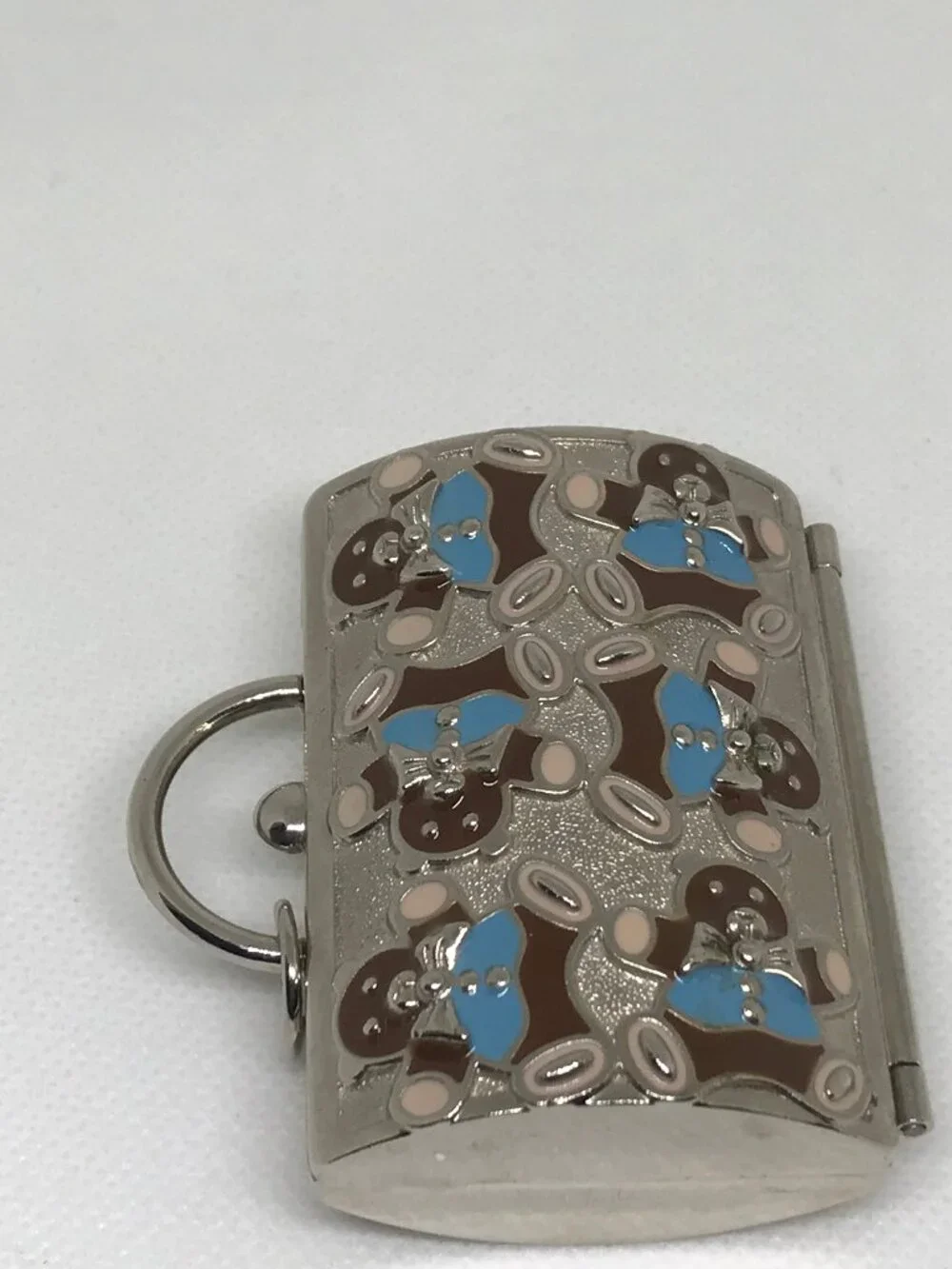 Vintage Judith Lieber for Neiman Marcus Teddy Bear Mini Purse Coin Pill Box
